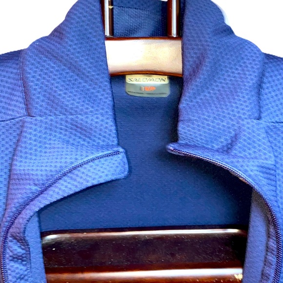 Salomon Light Weight Unisex Active Zip Up Jacket - Picture 6 of 9